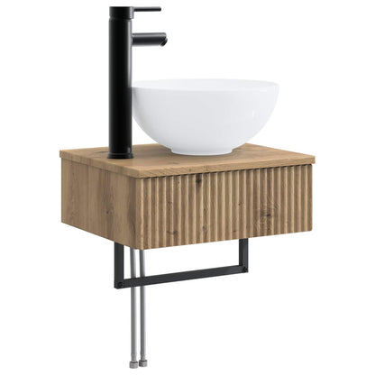 vidaXL Bathroom Furniture Set 5 pcs Artisan Oak 33 x 34.5 x 100 cm
