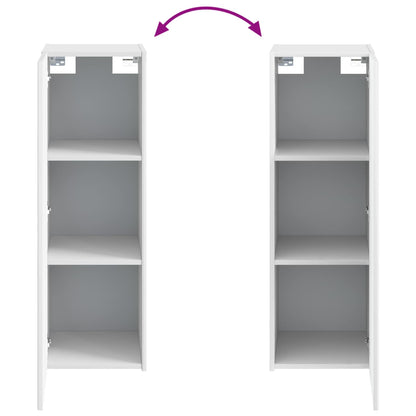 vidaXL Bathroom Furniture Set 5 pcs High Gloss White