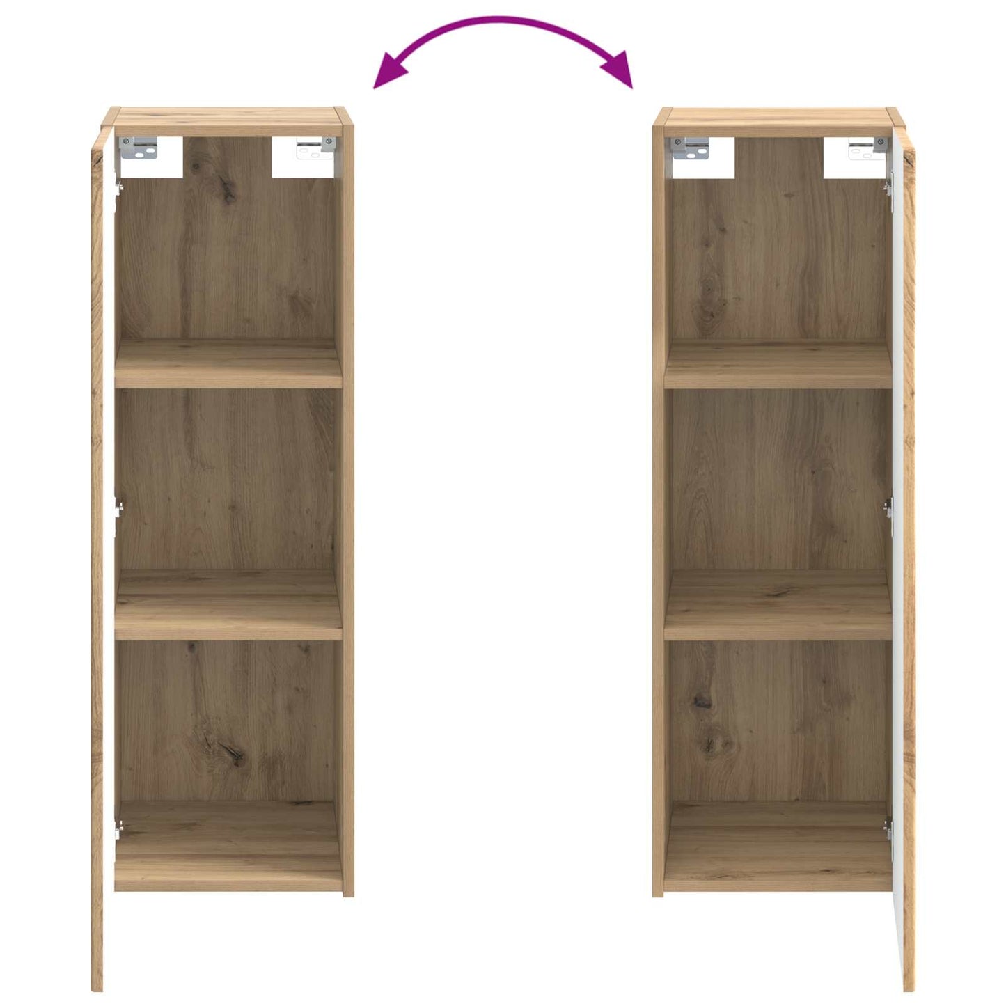 vidaXL Bathroom Furniture Set 5 pcs Artisan Oak 33 x 34.5 x 100 cm