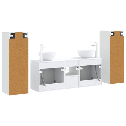 vidaXL Bathroom Furniture Set 5 pcs White 33 x 34.5 x 100 cm