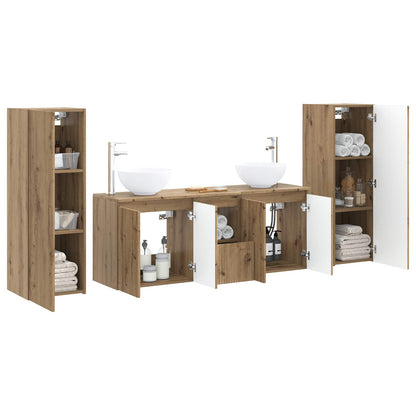 vidaXL Bathroom Furniture Set 5 pcs Artisan Oak 33 x 34.5 x 100 cm