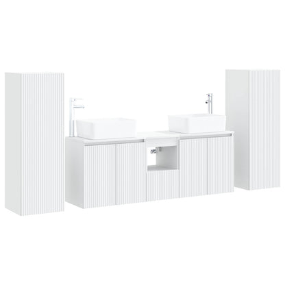 vidaXL Bathroom Furniture Set 5 pcs White 33 x 34.5 x 100 cm