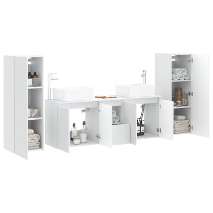 vidaXL Bathroom Furniture Set 5 pcs White 33 x 34.5 x 100 cm