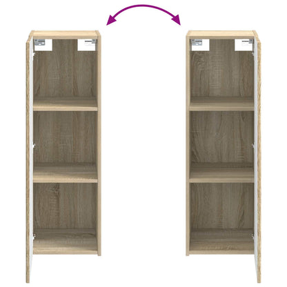 vidaXL Bathroom Furniture Set 5 pcs Sonoma Oak 33 x 34.5 x 100 cm