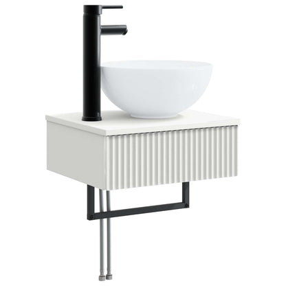 vidaXL Bathroom Furniture Set 5 pcs White 33 x 34.5 x 160 cm