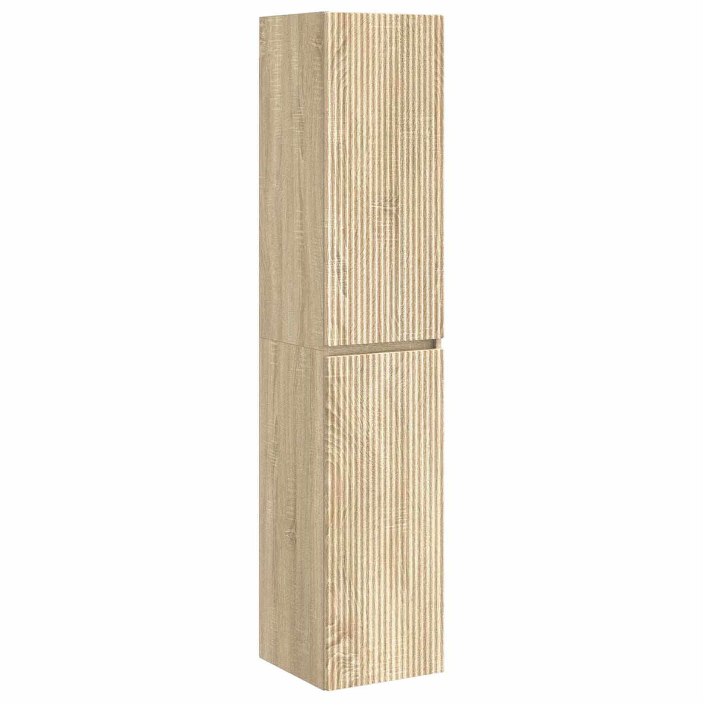 vidaXL Bathroom Furniture Set 5 pcs Sonoma Oak 33 x 34.5 x 160 cm