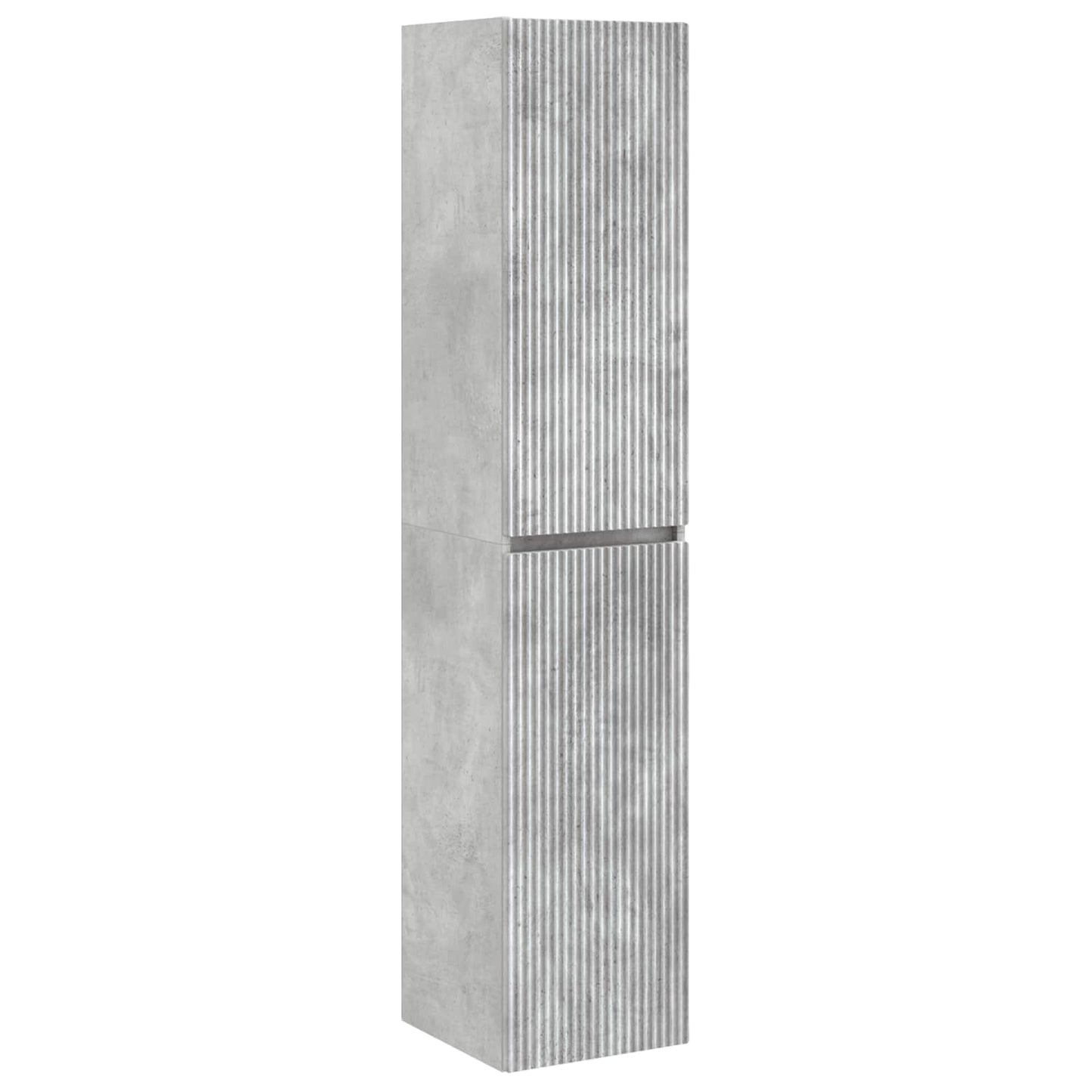 vidaXL Bathroom Furniture Set 5 pcs Concrete Grey 33 x 34.5 x 160 cm