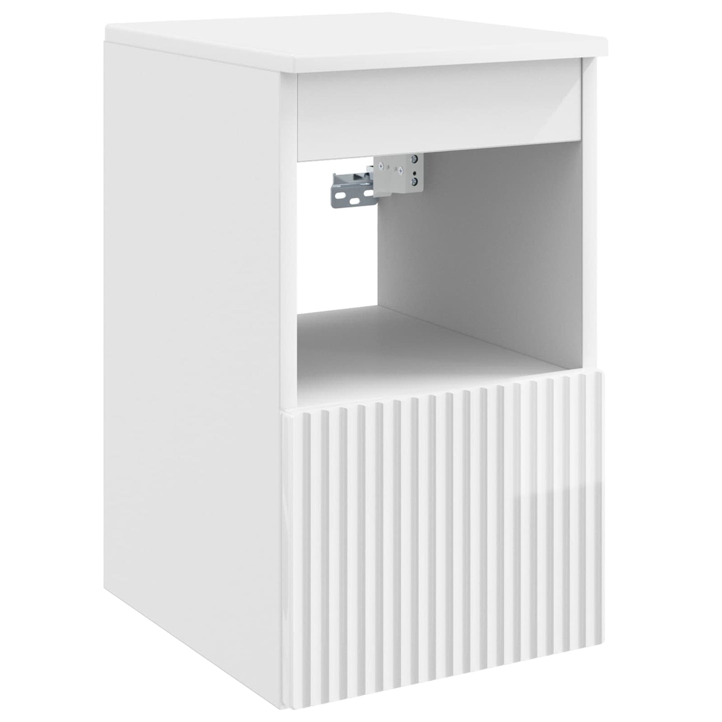 vidaXL Bathroom Furniture Set 5 pcs High Gloss White