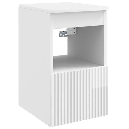 vidaXL Bathroom Furniture Set 5 pcs High Gloss White