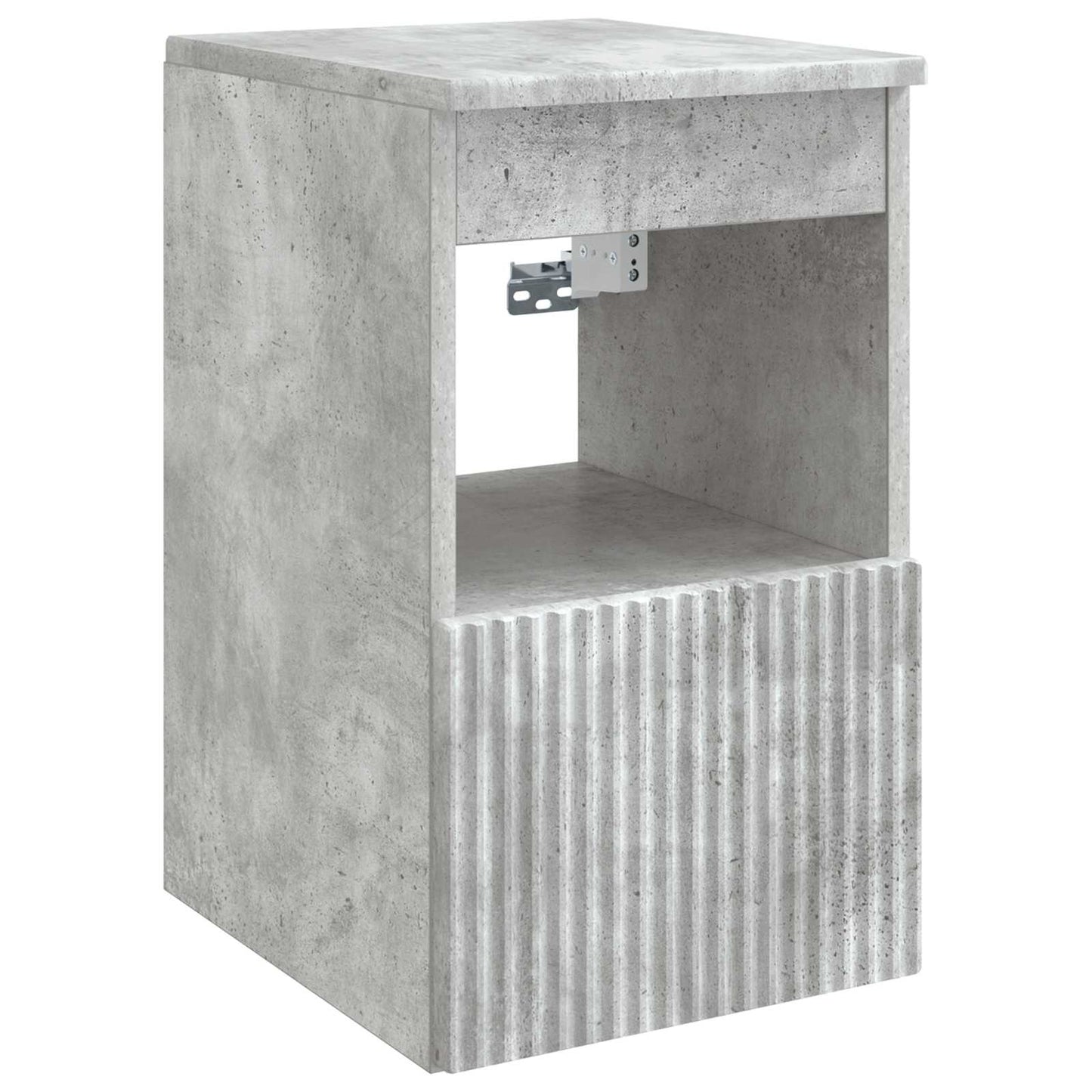 vidaXL Bathroom Furniture Set 5 pcs Concrete Grey 33 x 34.5 x 160 cm