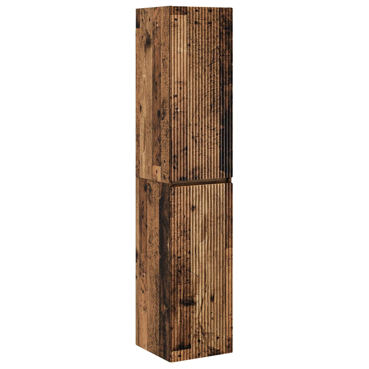 vidaXL Bathroom Furniture Set 5 pcs Old Wood 33 x 34.5 x 160 cm