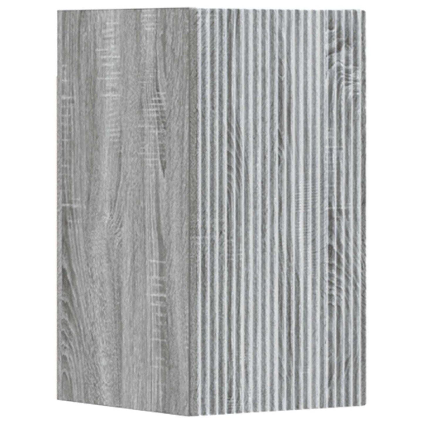 vidaXL Bathroom Furniture Set 3 pcs Grey Sonoma 33 x 34.5 x 160 cm