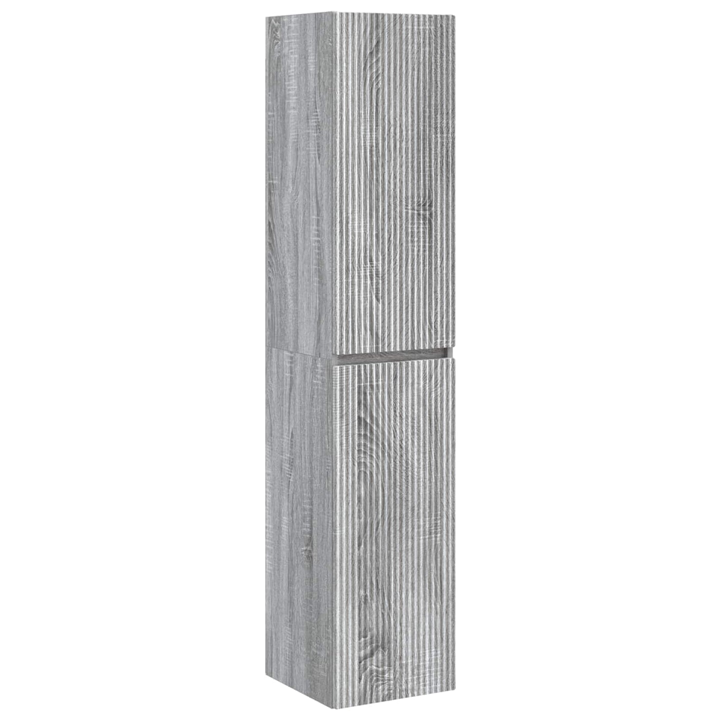 vidaXL Bathroom Furniture Set 3 pcs Grey Sonoma 33 x 34.5 x 160 cm