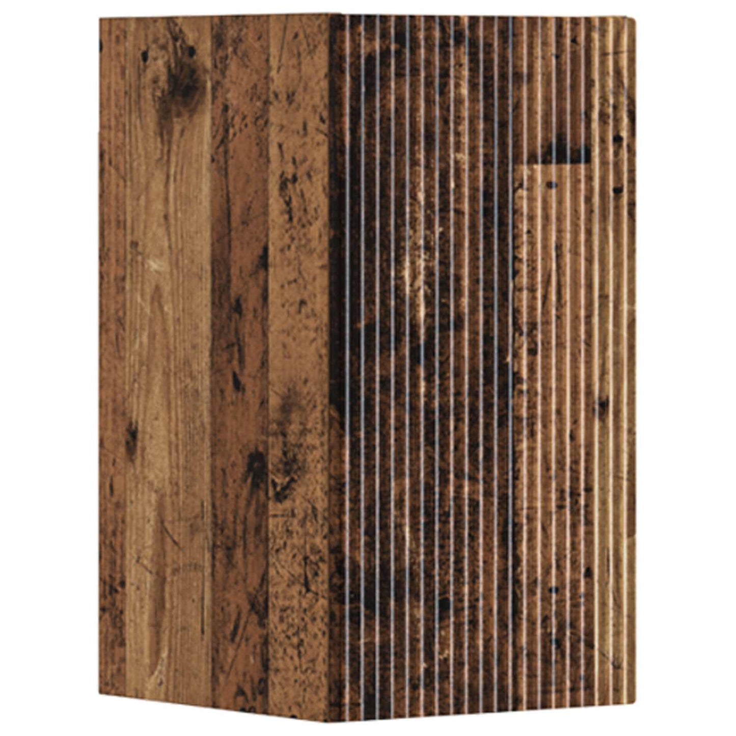 vidaXL Bathroom Furniture Set 3 pcs Old Wood 33 x 34.5 x 160 cm