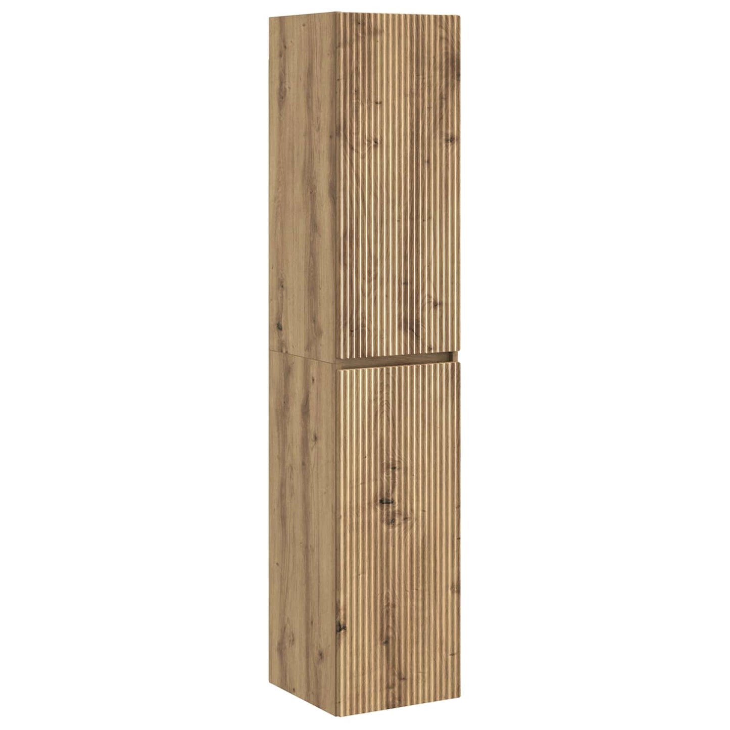 vidaXL Bathroom Furniture Set 3 pcs Artisan Oak 33 x 34.5 x 160 cm