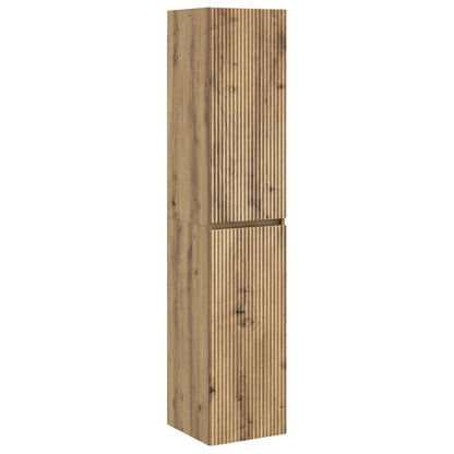 vidaXL Bathroom Furniture Set 3 pcs Artisan Oak 33 x 34.5 x 160 cm