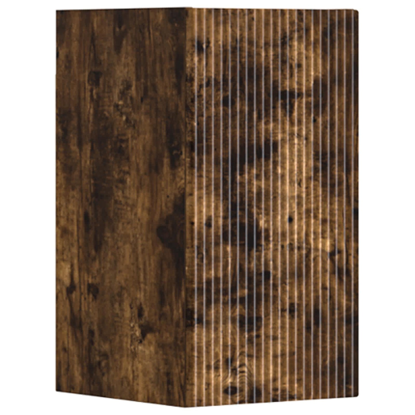 vidaXL Bathroom Furniture Set 3 pcs Smoked Oak 33 x 34.5 x 160 cm
