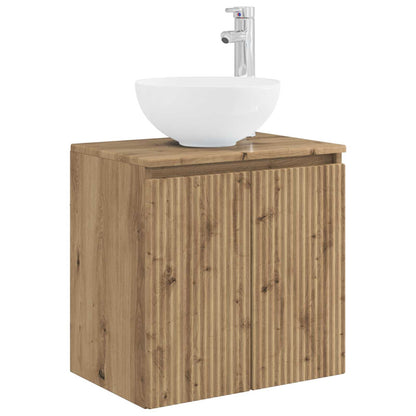 vidaXL Bathroom Furniture Set 3 pcs Artisan Oak 33 x 34.5 x 160 cm