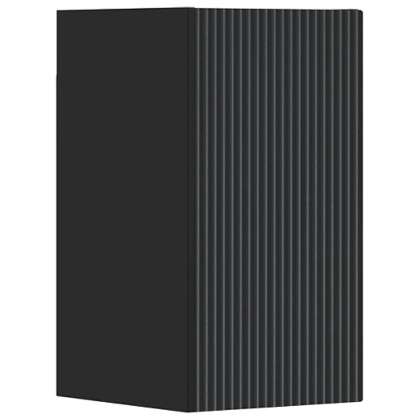 vidaXL Bathroom Furniture Set 3 pcs Black 33 x 34.5 x 160 cm