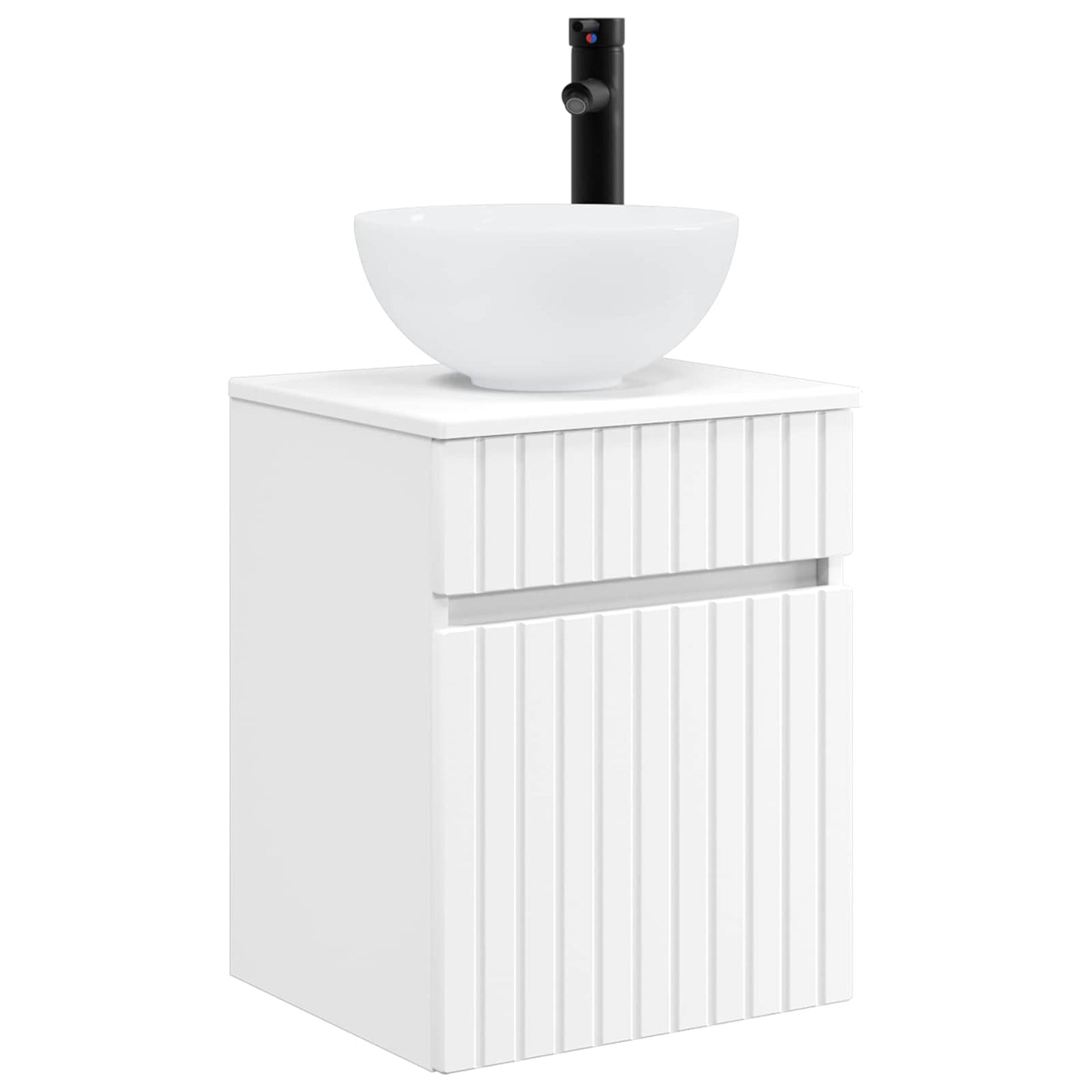 vidaXL Bathroom Furniture Set 3 pcs White 33 x 34.5 x 160 cm