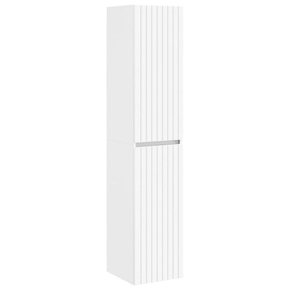 vidaXL Bathroom Furniture Set 3 pcs White 33 x 34.5 x 160 cm