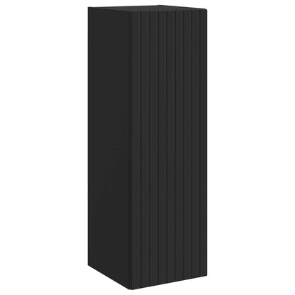 vidaXL Bathroom Furniture Set 3 pcs Black 33 x 34.5 x 160 cm