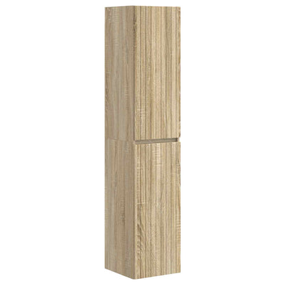 vidaXL Bathroom Furniture Set 3 pcs Sonoma Oak 33 x 34.5 x 160 cm