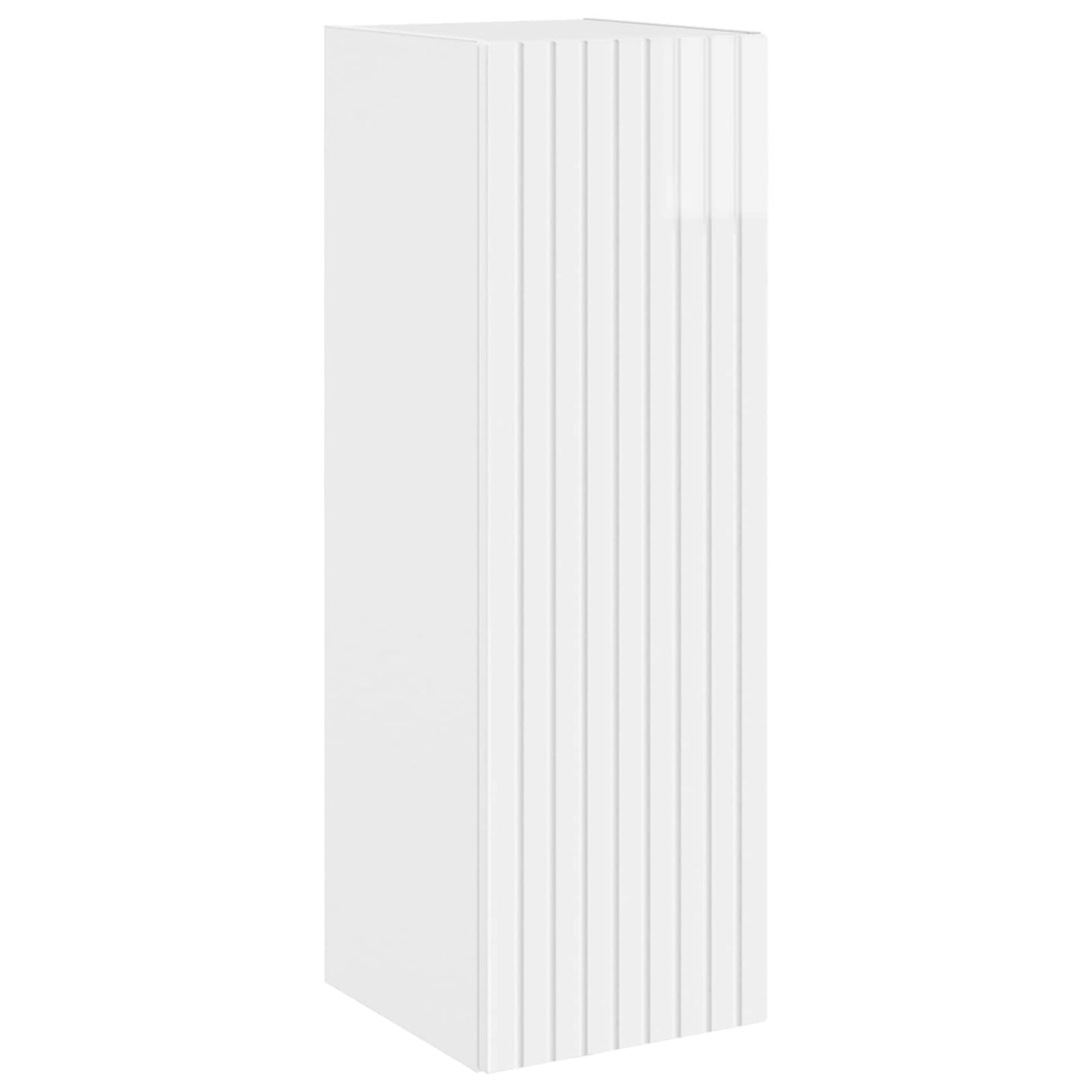 vidaXL Bathroom Furniture Set 3 pcs High Gloss White