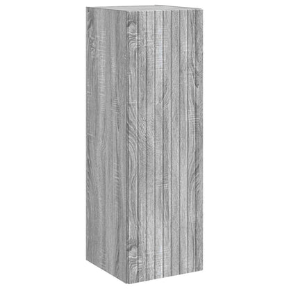 vidaXL Bathroom Furniture Set 3 pcs Grey Sonoma 33 x 34.5 x 160 cm