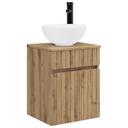 vidaXL Bathroom Furniture Set 3 pcs Artisan Oak 33 x 34.5 x 160 cm