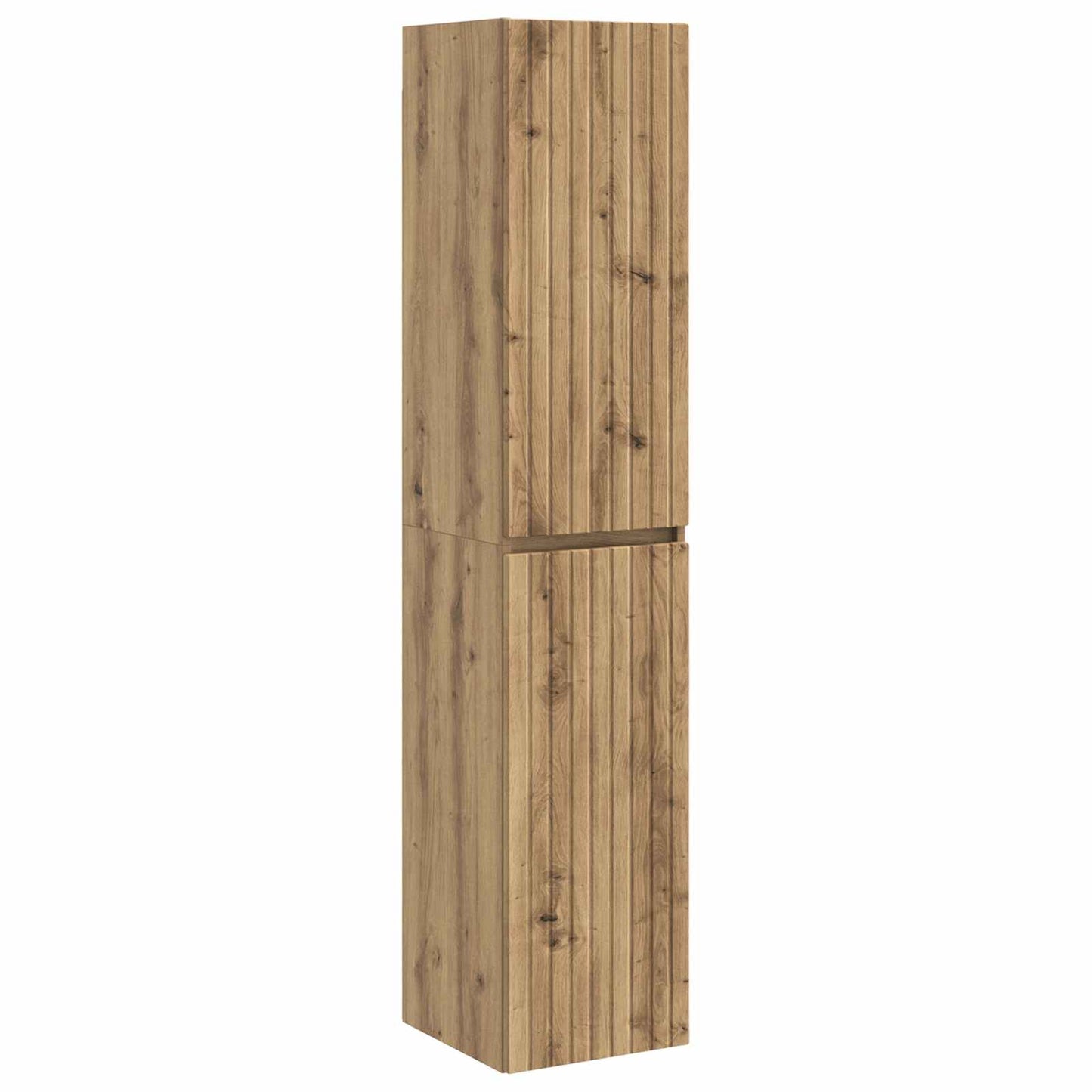 vidaXL Bathroom Furniture Set 3 pcs Artisan Oak 33 x 34.5 x 160 cm