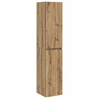 vidaXL Bathroom Furniture Set 3 pcs Artisan Oak 33 x 34.5 x 160 cm