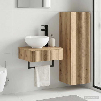 vidaXL Bathroom Furniture Set 2 pcs Artisan Oak 33 x 34.5 x 100 cm