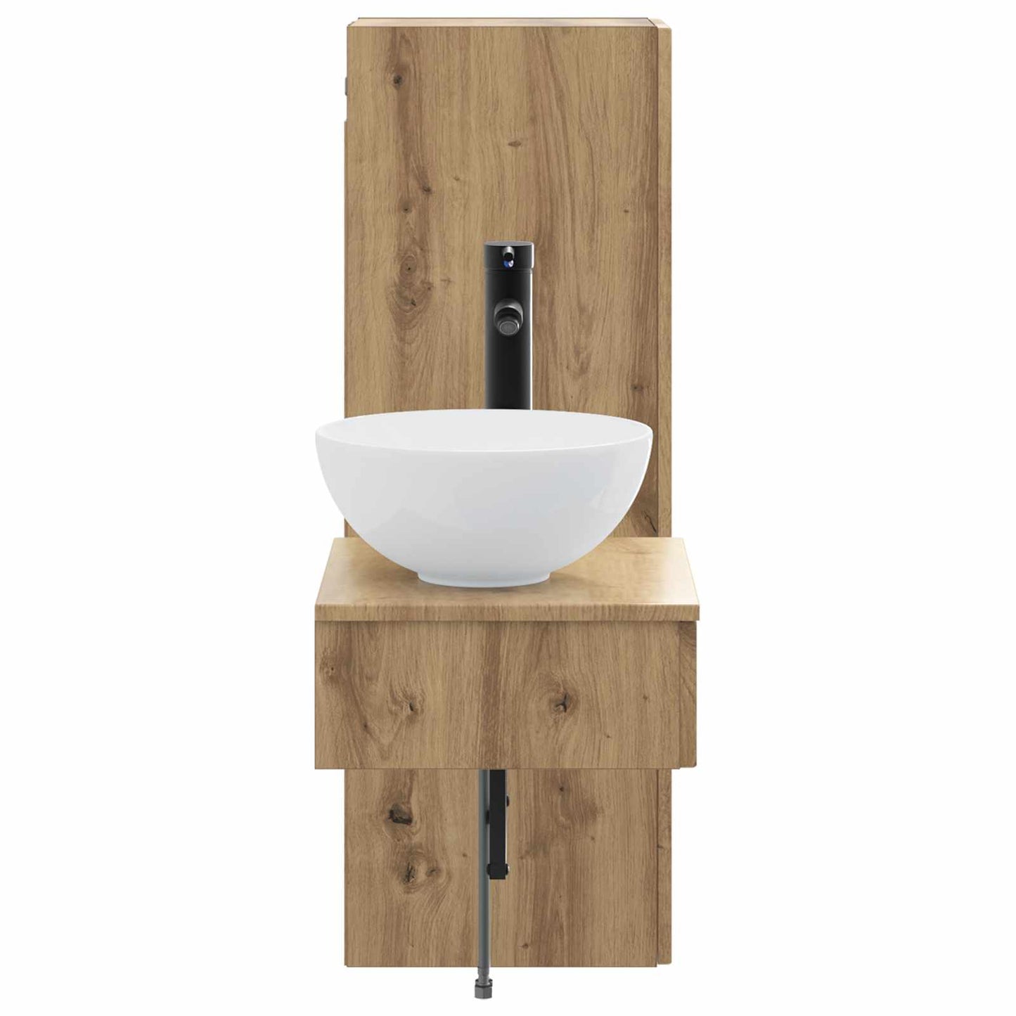 vidaXL Bathroom Furniture Set 2 pcs Artisan Oak 33 x 34.5 x 100 cm