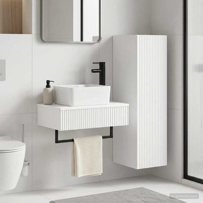 vidaXL Bathroom Furniture Set 2 pcs White 33 x 34.5 x 100 cm