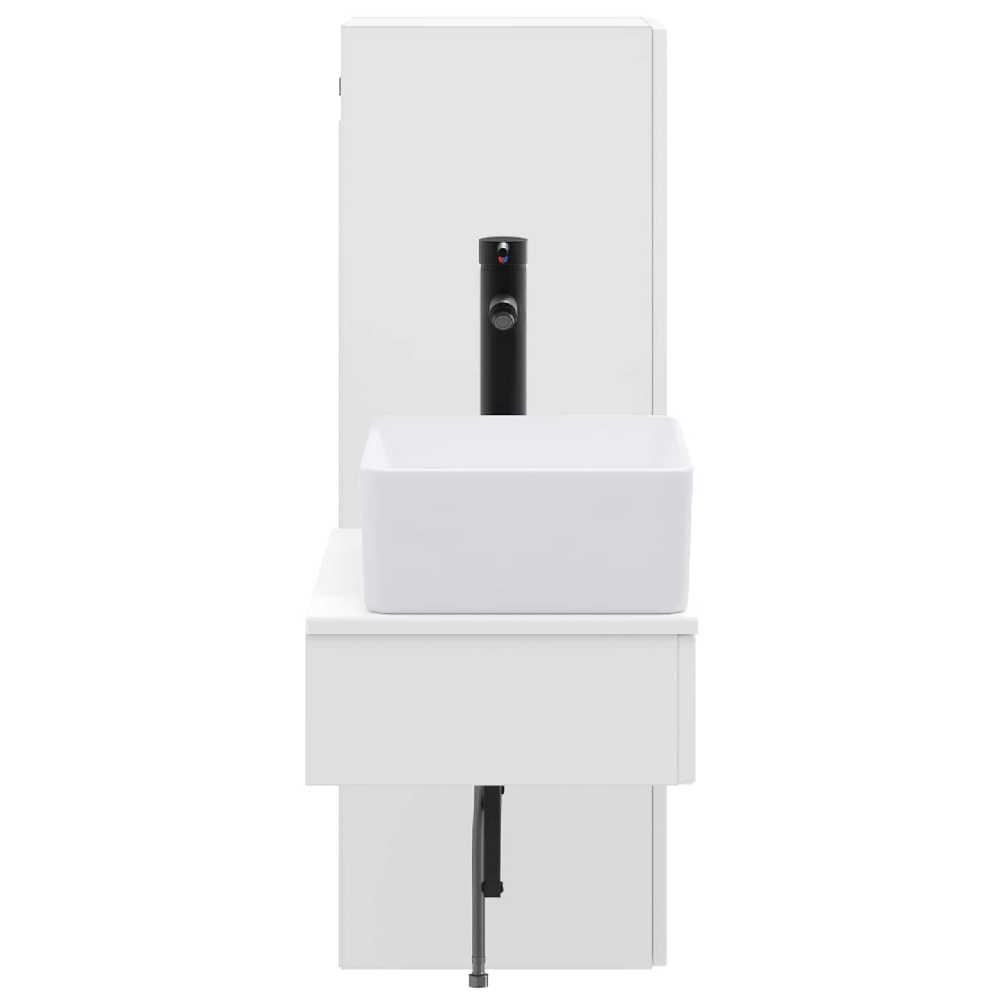 vidaXL Bathroom Furniture Set 2 pcs White 33 x 34.5 x 100 cm