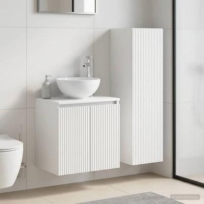 vidaXL Bathroom Furniture Set 2 pcs White 33 x 34.5 x 100 cm