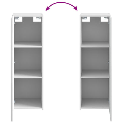 vidaXL Bathroom Furniture Set 2 pcs High Gloss White