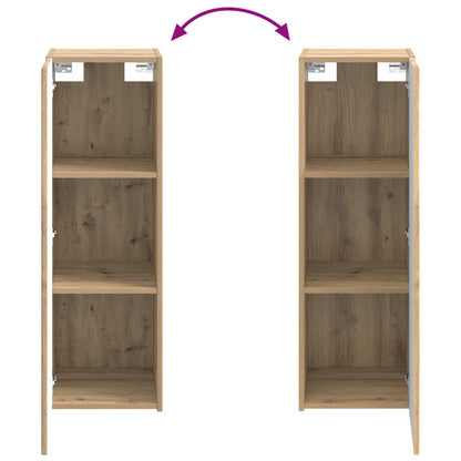 vidaXL Bathroom Furniture Set 2 pcs Artisan Oak 33 x 34.5 x 100 cm