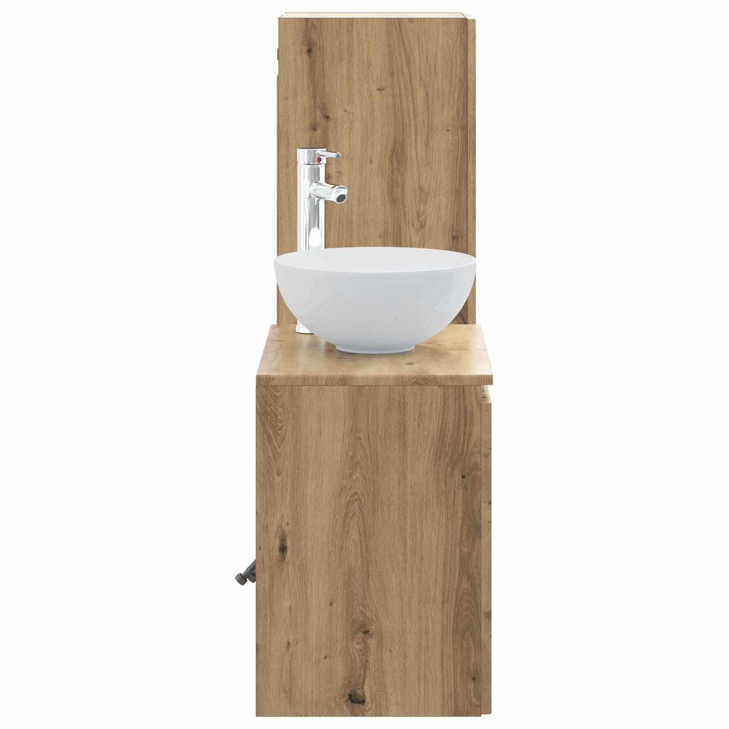 vidaXL Bathroom Furniture Set 2 pcs Artisan Oak 33 x 34.5 x 100 cm