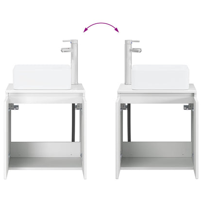 vidaXL Bathroom Furniture Set 2 pcs White 33 x 34.5 x 100 cm