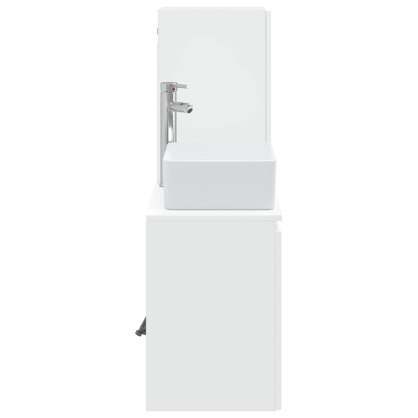 vidaXL Bathroom Furniture Set 2 pcs White 33 x 34.5 x 100 cm