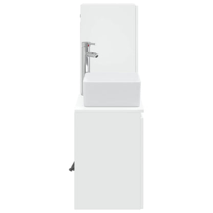 vidaXL Bathroom Furniture Set 2 pcs White 33 x 34.5 x 100 cm