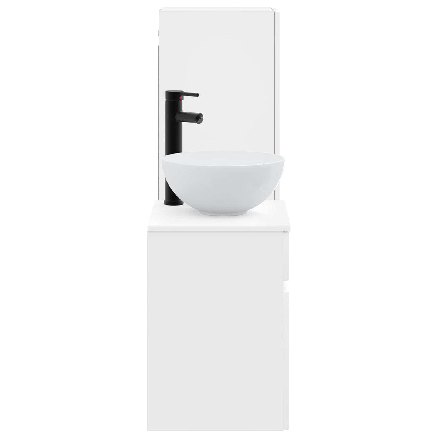 vidaXL Bathroom Furniture Set 2 pcs White 33 x 34.5 x 100 cm