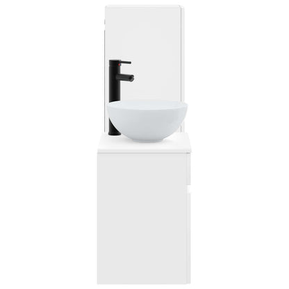 vidaXL Bathroom Furniture Set 2 pcs White 33 x 34.5 x 100 cm