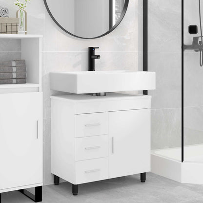 vidaXL Bathroom Vanity Unit White 60 x 35 x 60 cm Engineered Wood