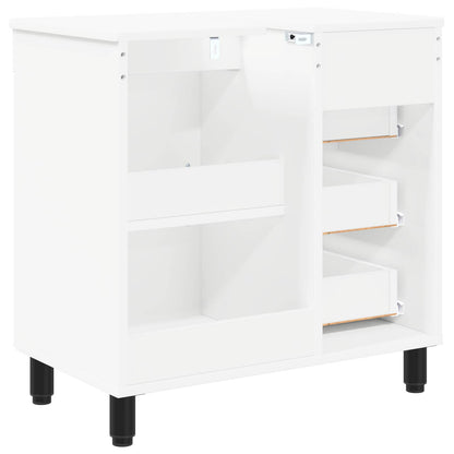 vidaXL Bathroom Vanity Unit White 60 x 35 x 60 cm Engineered Wood