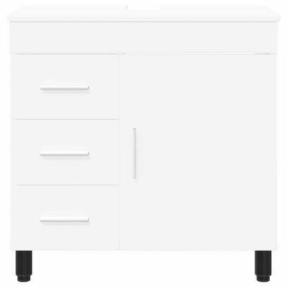 vidaXL Bathroom Vanity Unit White 60 x 35 x 60 cm Engineered Wood
