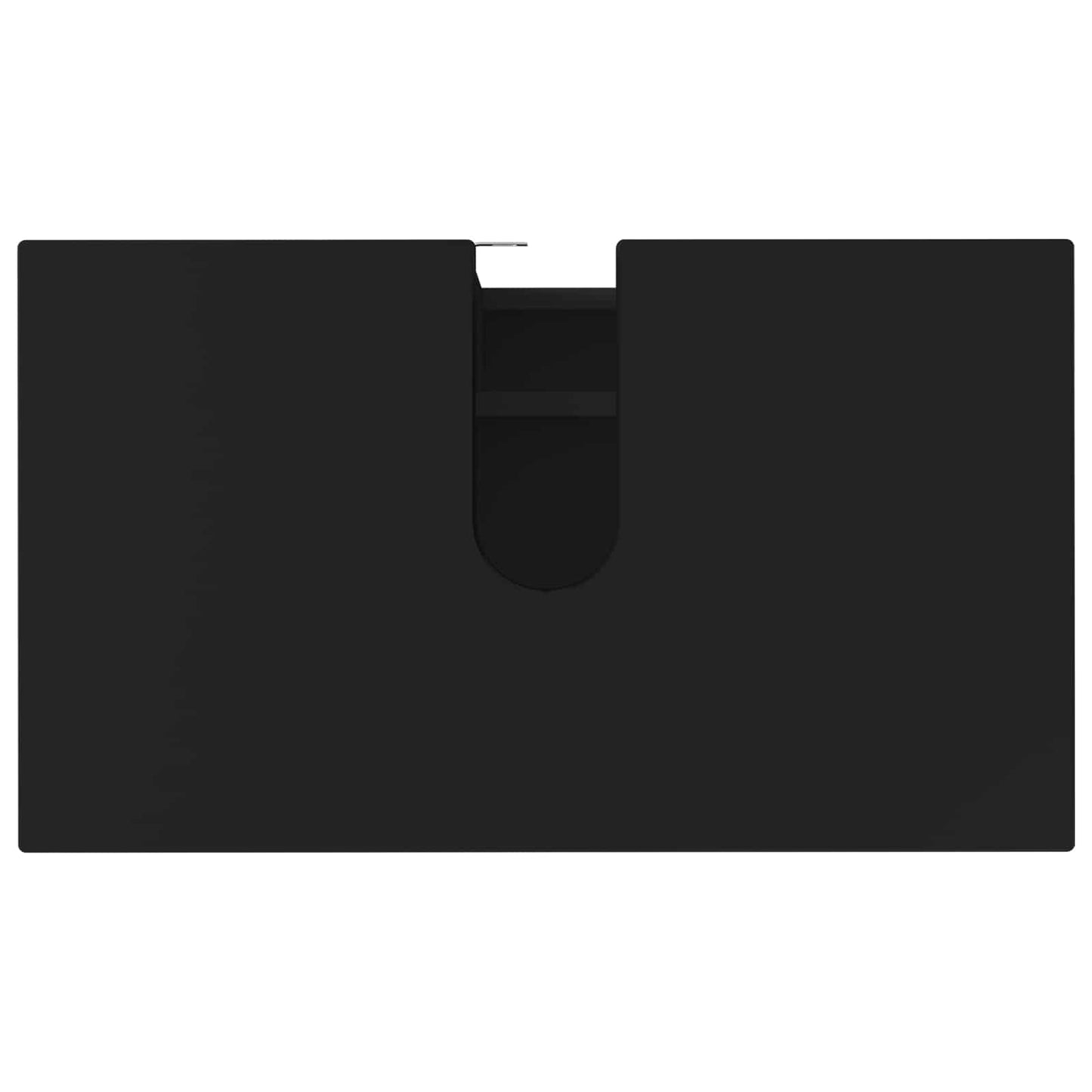 vidaXL Bathroom Vanity Unit Black 60 x 35 x 60 cm Engineered Wood