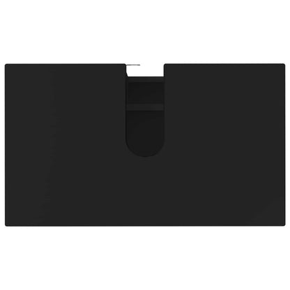 vidaXL Bathroom Vanity Unit Black 60 x 35 x 60 cm Engineered Wood